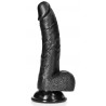 Real Rock Ultra Skin Gode Curved Kurt 15 x 3.7cm Noir